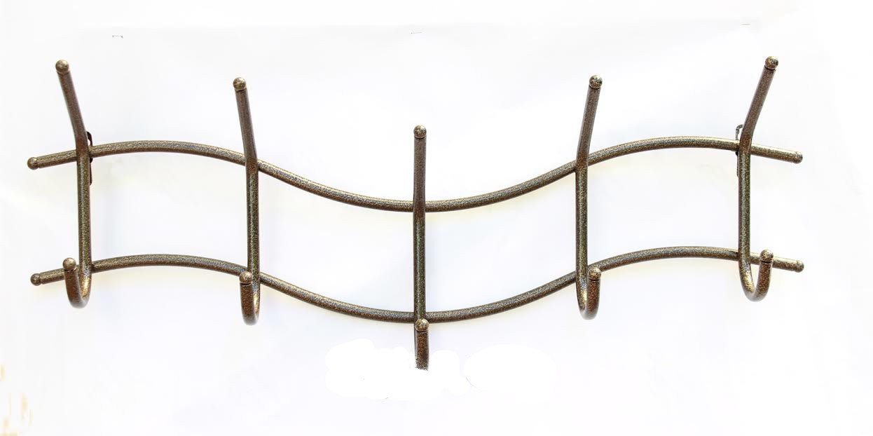 Вішалка настінна на 5 гачків, фото 1