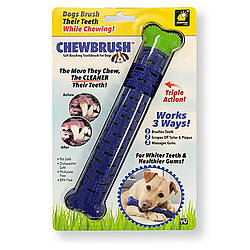 Зубна щітка для собак самоочисна гумова собача кістка для зубів для чищення ясен Chewbrush