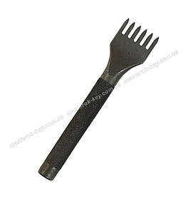 Кроковий пробійник для шкіри крок — 4 мм (6 зубців)