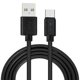 Кабель для заряджання USB-Micro USB Crown CMCU-1016M чорний 5V / 2A