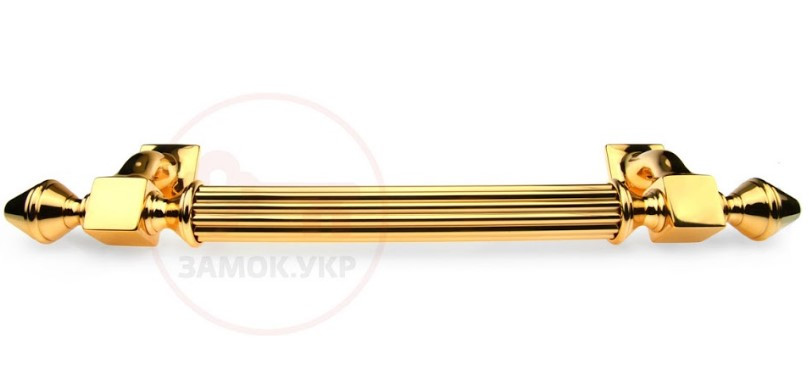 Ручка-скоба для вхідних дверей Fadex Rania MG28 латунь полірована (Італія), фото 1