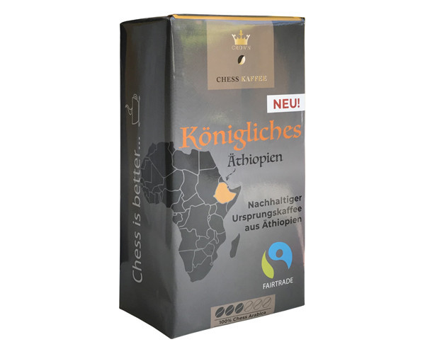 Уценка! Кава мелена Chess Kaffee Konigliches Ethiopia 500 г Німеччина