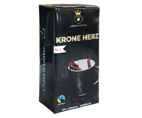 Уценка! Кава мелена Chess Kaffee Krone Herz 500 г Німеччина