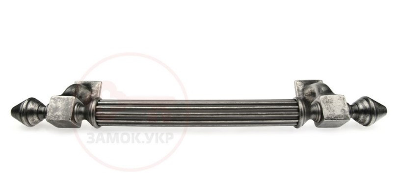 Ручка-скоба для вхідних дверей Fadex Rania MG28 античне залізо (Італія), фото 1