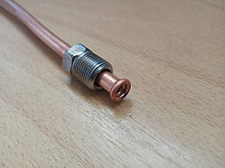 Трубка гальмівна ГАЗ-53, 3307, ПАЗ, 66 L=600 мм, мідь