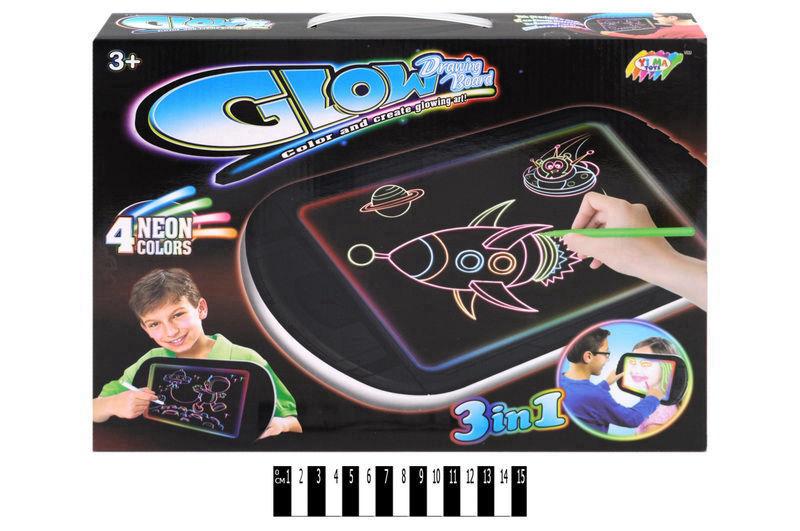 Магическая Доска для Рисования с 3D-эфектом, с Подсветкой и ...