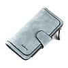 Жіночий замшевий гаманець клатч Baellerry Forever / Жіноче портмоне (19 х 10,5 х 2 см) Блакитний, фото 3