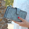 Жіночий замшевий гаманець клатч Baellerry Forever / Жіноче портмоне (19 х 10,5 х 2 см) Блакитний, фото 7