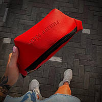 Бананка Philipp Plein червона змійка пластик