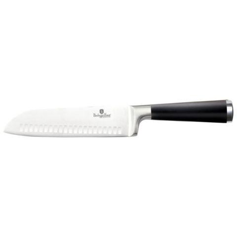 Ніж Santoku BERLINGER HAUS Black Silver 175 мм 2453BH