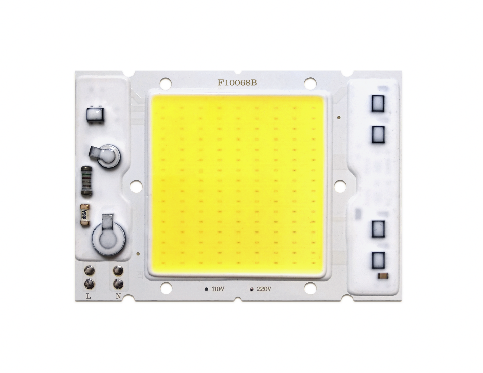 Світлодіодна LED матриця 50 Ватів 220 V ( вбудований драйвер) 100*68 mm, фото 1