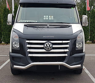 Кенгурник вигнутий вус на Volkswagen Crafter (c 2006--) Фольксваген Крафтер PRS