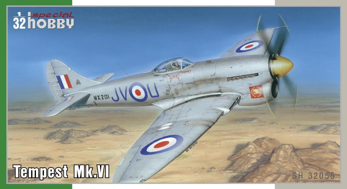Пластикова модель 1/32 Special hobby 32055 Британський винищувач Tempest Mk. VI
