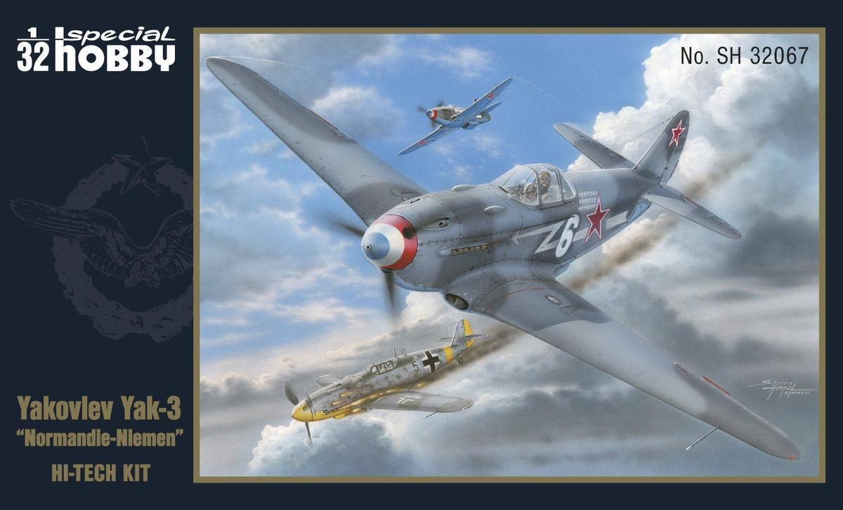 Пластикова модель 1/32 Special hobby 32067 Яковлева ЯК-3 Нормандія-Неман комплектація HI-TECH