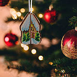 Заготовка из фанеры для вышивки бисером "Новогодняя игрушка" ІДН_077, фото 2