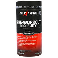 Предтренувальний комплекс Muscletech Six Star Elite Series Pre-Workout N. O. FURY (60 капсул.)