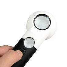 Лупа ручна 30мм Х16, з підсвічуванням Magnifier CH30-6L