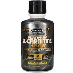 Л-Карнітин Muscletech Essential Series Platinum 100% L-Carnitine 1500 mg (473 мл)