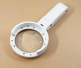 Лупа FS75DC 75 мм 5Х, трансформер з підсвічуванням, фото 6