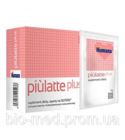 Humana Piulatte Plus, 14 пакетиків, фото 1