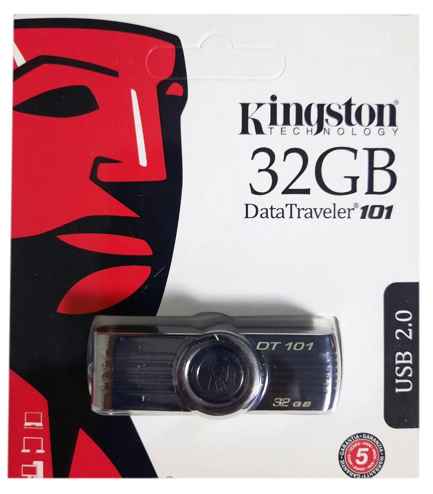 USB флеш King DT101 32Gb Black (DT101 G2) (Гарантія 3роки)