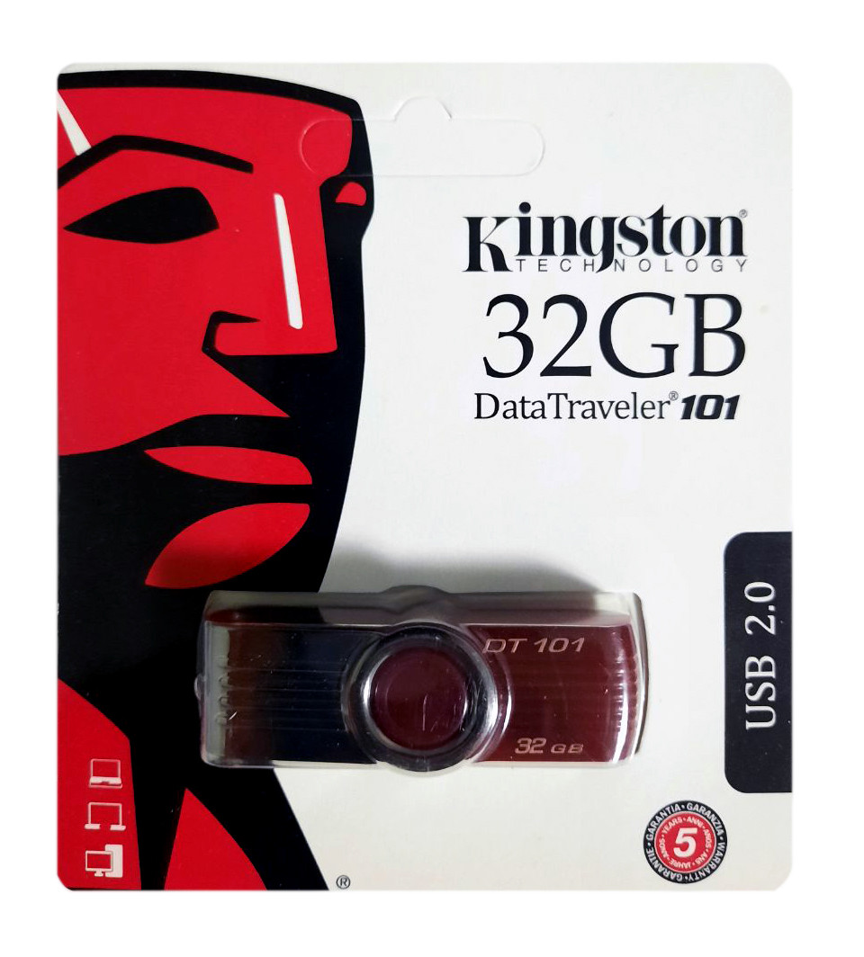 USB флеш King DT101 32Gb Red (DT101 G2) (Гарантія 3роки)