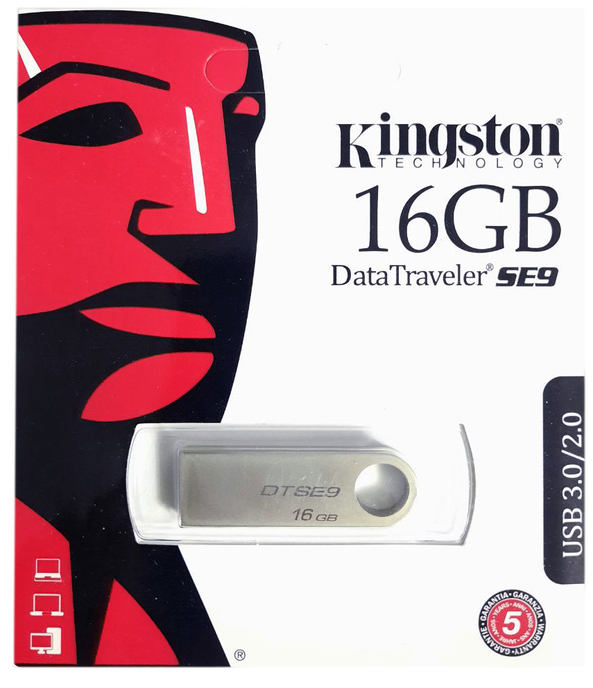 USB флеш King SE9 16Gb (DTSE9H) (Гарантія 3роки)