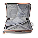 Антиударна валіза з поліпропілену малого розміру Snowball  бежева, фото 6
