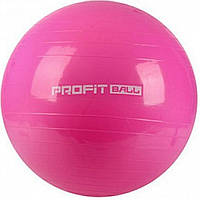 М'яч для фітнесу Фітбол Profit 0277, рожевий