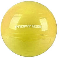 М'яч для фітнесу Фітбол Profit 0382, жовтий