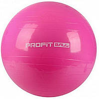 М'яч для фітнесу Фітбол Profit 0382, рожевий