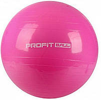 М'яч для фітнесу Фітбол Profit 0383, рожевий