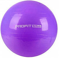 М'яч для фітнесу Фітбол Profit 0383, фіолетовий