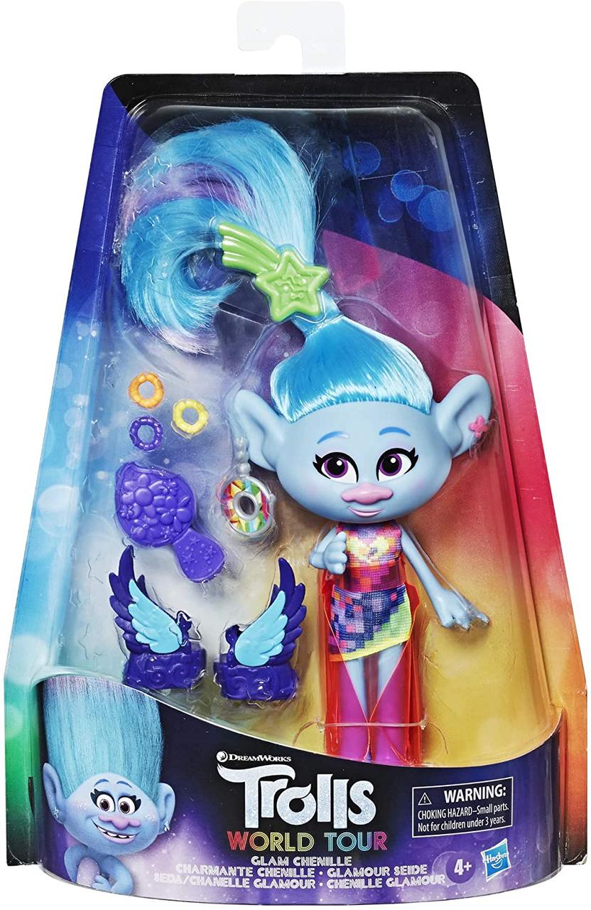 Лялька гламурна Синелька Троллі 2 Світовий тур Trolls S2 (E6569/E7188)