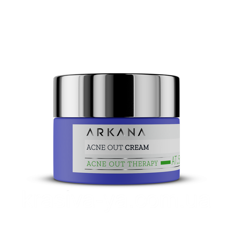 Acne Out Cream - Нормалізуючий матуючий крем для жирної, комбінованої шкіри з ознаками акне, 50 мл