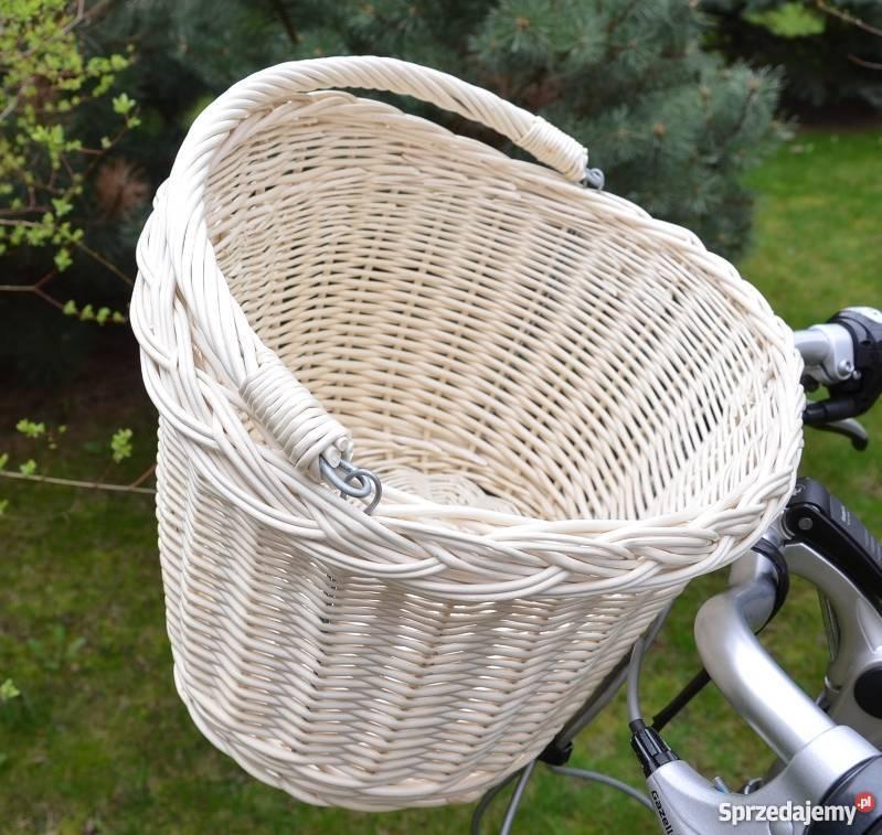 🚲Кошик із лози на кермо велосипеда Eurorover білий