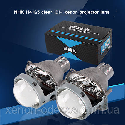 Біксенонові лінзи NHK Hella 3R/Hella 5 3.0" D2S/H4, фото 1