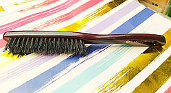 Гребінець дерев'яний трирядний для начосу Salon Professional/Літка для волосся Салон/Щетка для волосся Салон