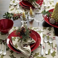 Новорічні серветки під тарілку