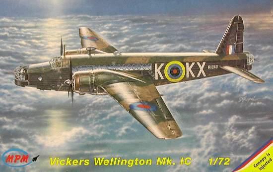 Пластикова модель 1/72 MPM 72099 Британський бомбардувальник Vickers Wellington Mk.Ic