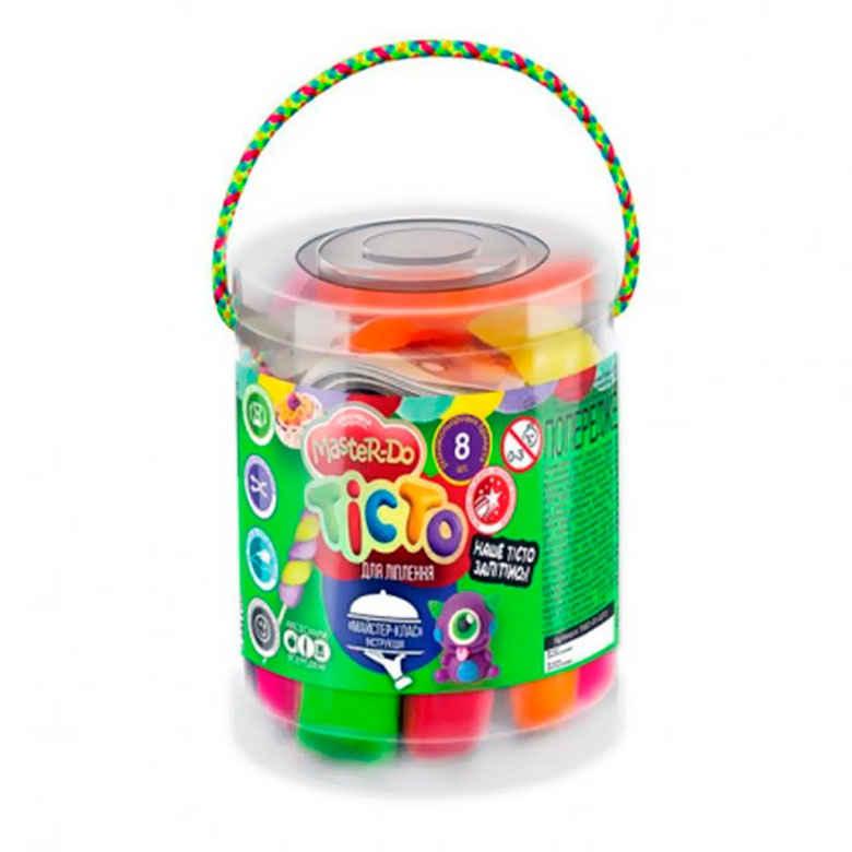 Маса для ліплення DankoToys MasterDo 8кол по 23гр + аксесуари TMD-01-07, фото 1