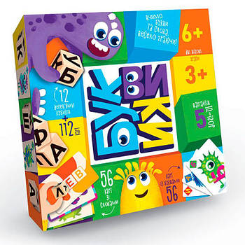 Гра DankoToys DT G-BU-01U Буквики (укр)