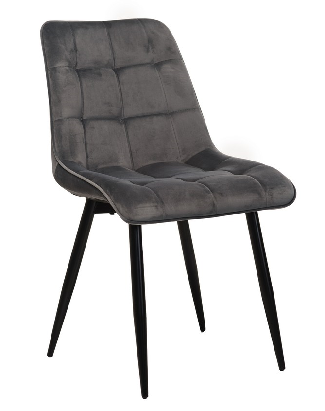 Стілець N-46 сірий вельвет TM Vetro Mebel