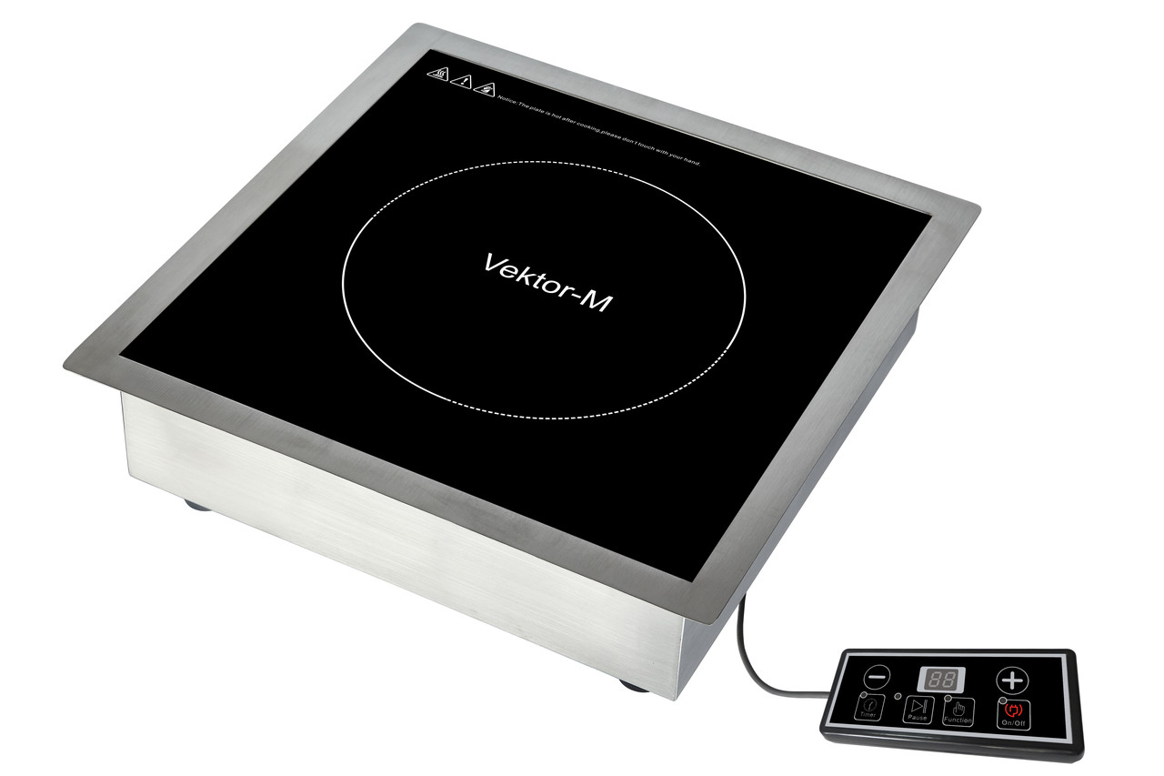 Професійна вбудована індукційна плита Vektor LS-C01D (3500вт)