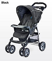 Детская прогулочная коляска Caretero Monaco black