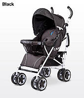 Детская прогулочная коляска Caretero Spacer black