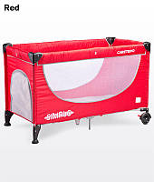 Детский манеж-кровать Caretero Simplo red