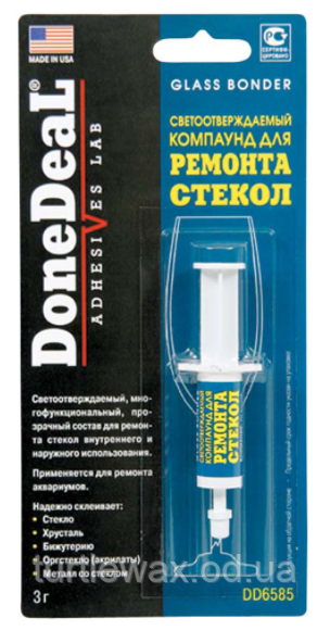 Клей для ремонту скла Done Deal