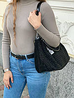 Жіноча замшева сумка з камінням на плече Polina&Eiterou, фото 3