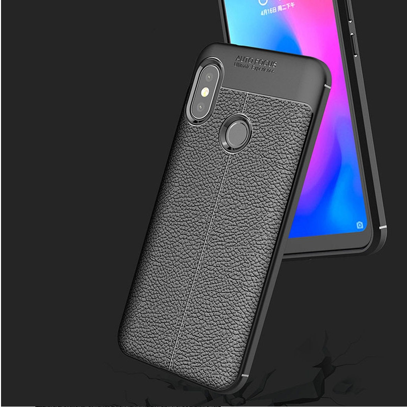 Захисний чохол-накладка під шкіру для Xiaomi Redmi Note 6/Note 6 Pro, фото 1